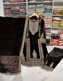 Pakistani Velvet Suit